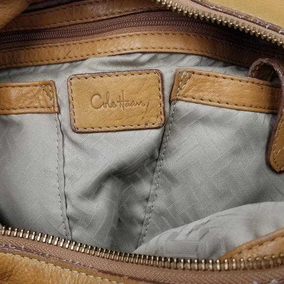 Cole Haan Tan Leather Hobo Bag - Picture 7 of 8